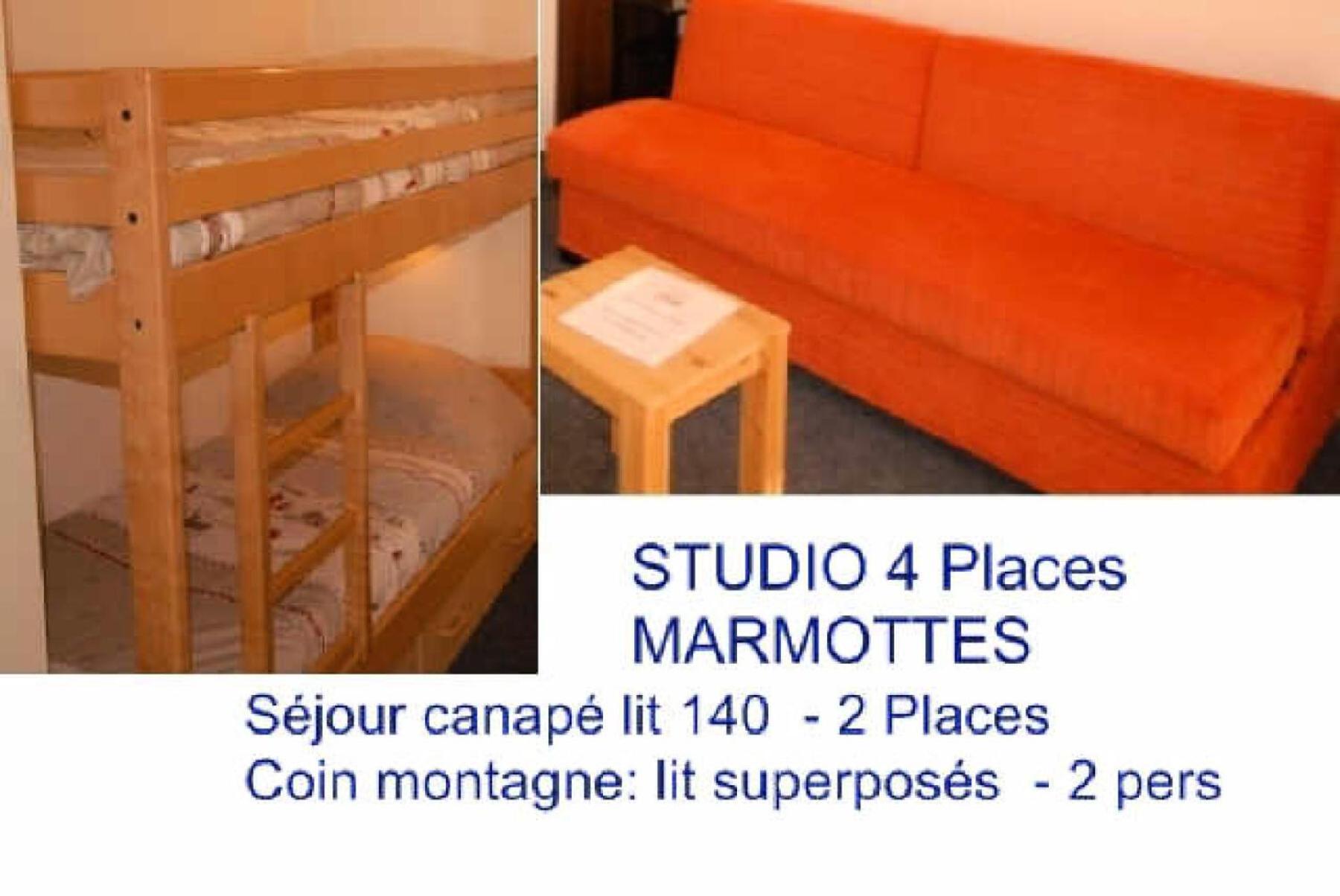 Residence Marmottes - Studio Pour 4 Personnes Mae-9004 Gourette Dış mekan fotoğraf